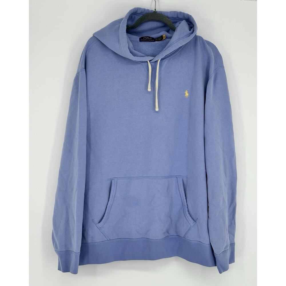 $145 Polo Ralph Lauren Men’s The RL Fleece Hoodie Bristol Blue XXL